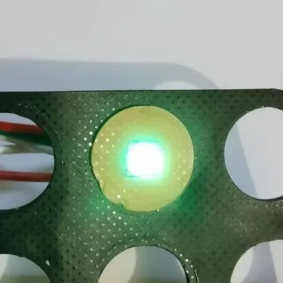 Mạch LED RGB cho QUBE 500 với PCB tròn 10mm