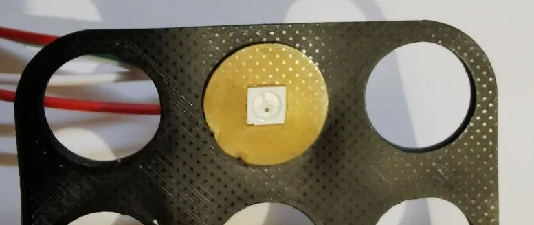 Mạch LED RGB cho QUBE 500 với PCB tròn 10mm - Image 3