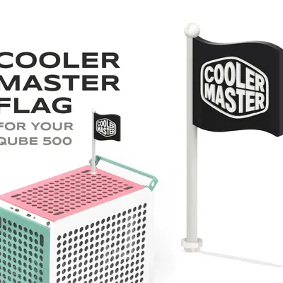 Cờ Cooler Master cho Qube 500 đẳng cấp