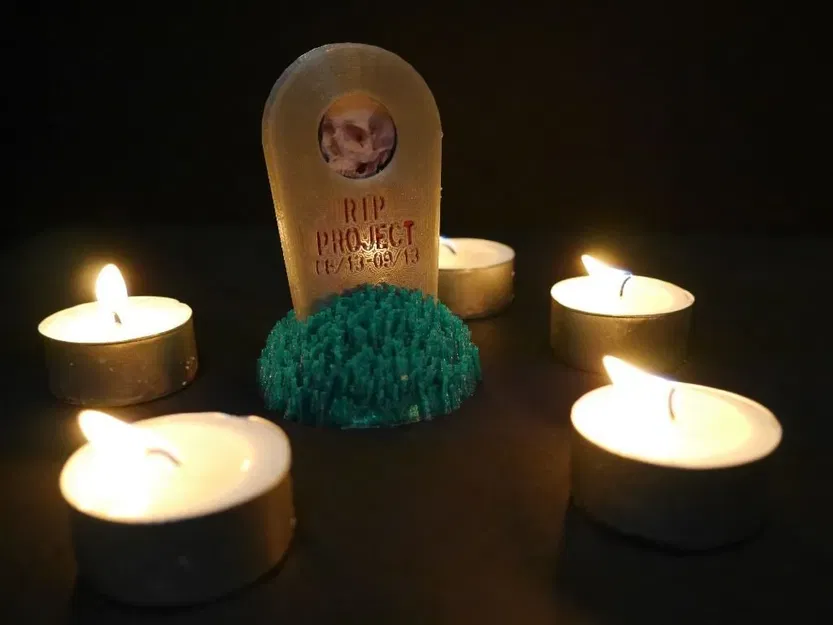 Biểu tượng bia mộ ma quái với bí mật tùy chỉnh - Image 1