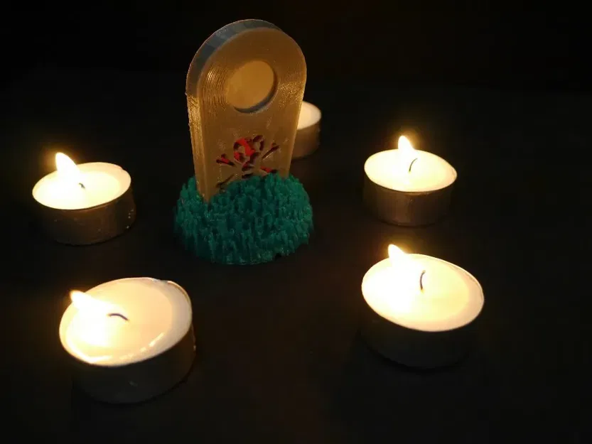 Biểu tượng bia mộ ma quái với bí mật tùy chỉnh - Image 2