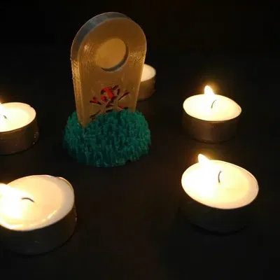 Biểu tượng bia mộ ma quái với bí mật tùy chỉnh