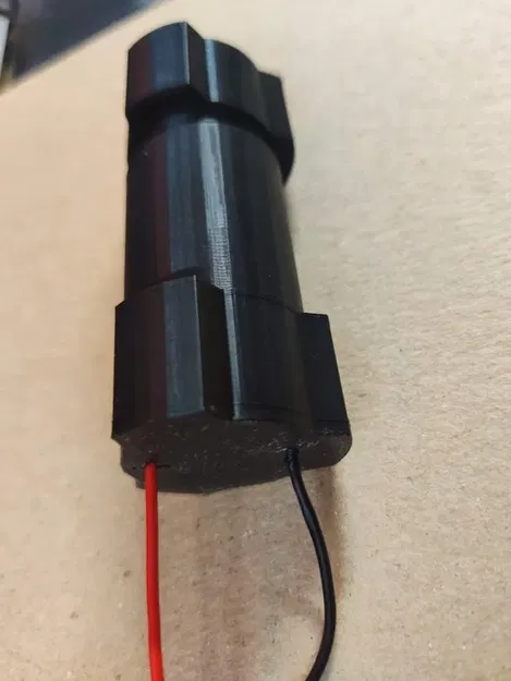 Vỏ ống pin 18650 với không gian cho dây tiếp xúc - Image 3