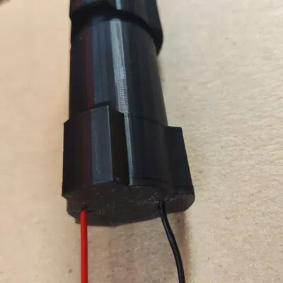 Vỏ ống pin 18650 với không gian cho dây tiếp xúc