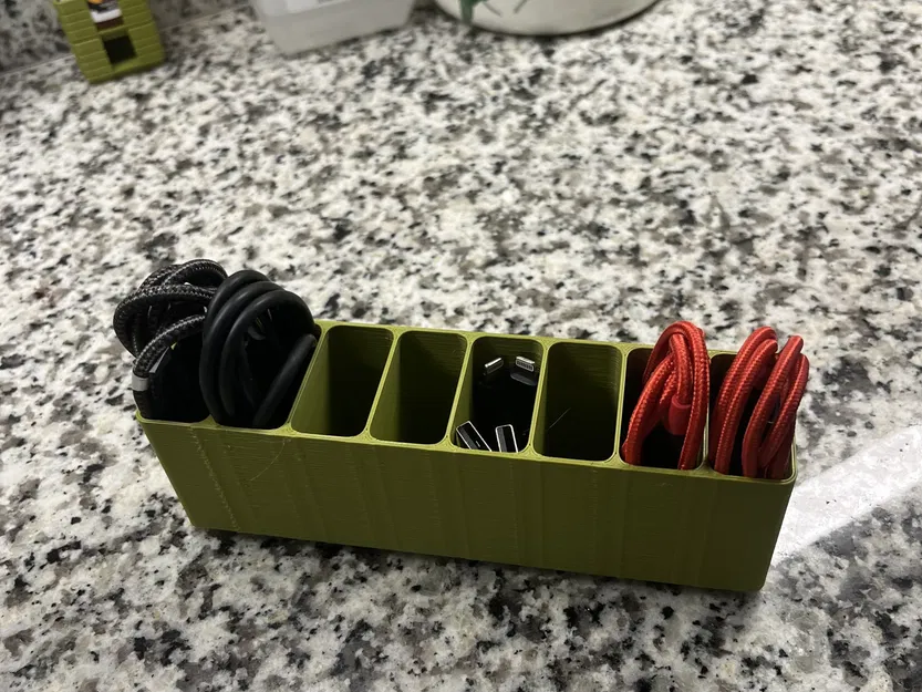 Giá đỡ cáp USB Gridfinity 1x4 cho tổ chức cáp - Image 6