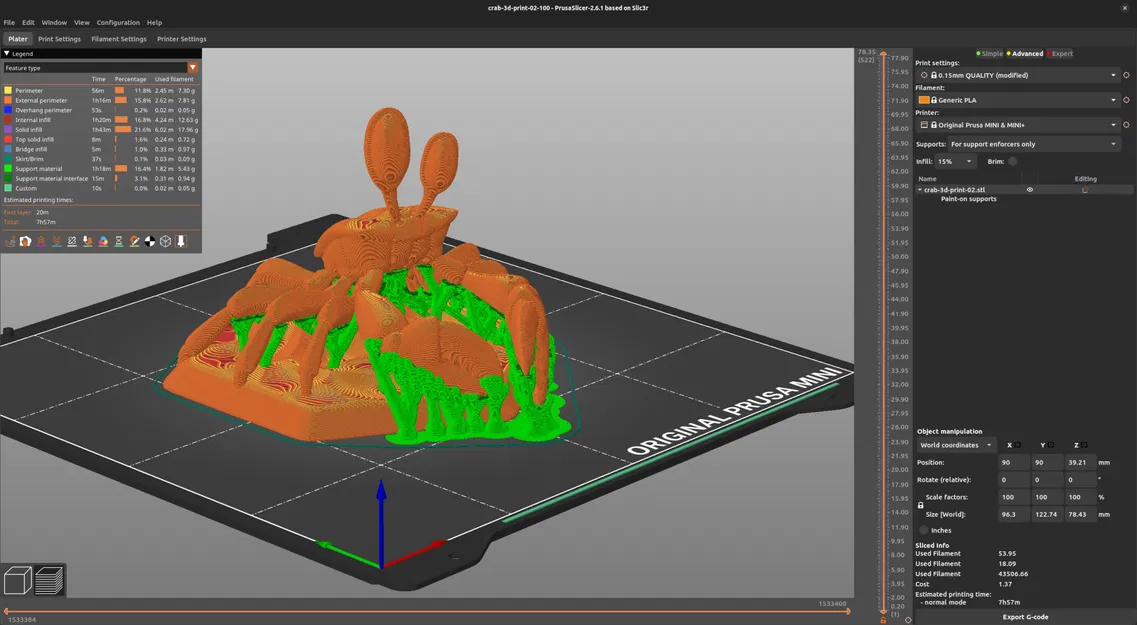 Cua dễ thương sẵn sàng cho việc in 3D trên MINI+ - Image 2