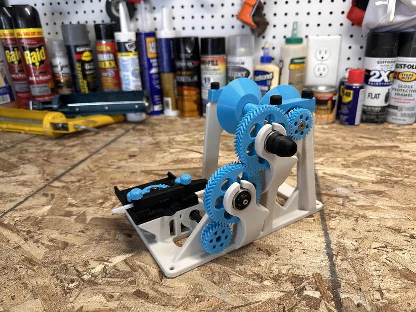 Cuộn filament tái chế 45mm với trục tay cầm chắc chắn - Image 2