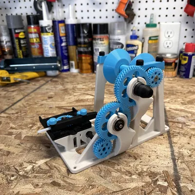 Cuộn filament tái chế 45mm với trục tay cầm chắc chắn