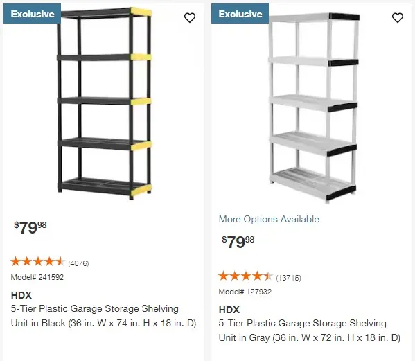 Móc treo cho kệ nhựa HDX trong garage - Image 2