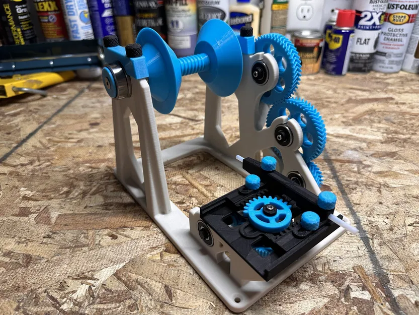 Cuộn filament tái chế 45mm với trục tay cầm chắc chắn - Image 3