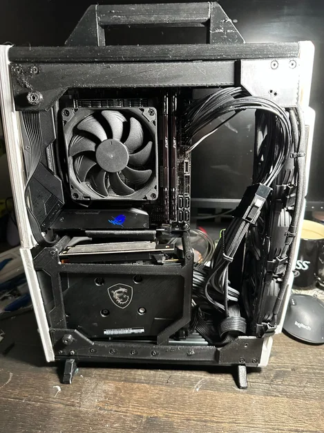 Vỏ máy tính Mini ITX Blackbird MkII di động 7.23L - Image 9