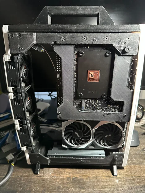 Vỏ máy tính Mini ITX Blackbird MkII di động 7.23L - Image 10