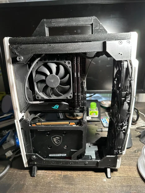 Vỏ máy tính Mini ITX Blackbird MkII di động 7.23L - Image 11