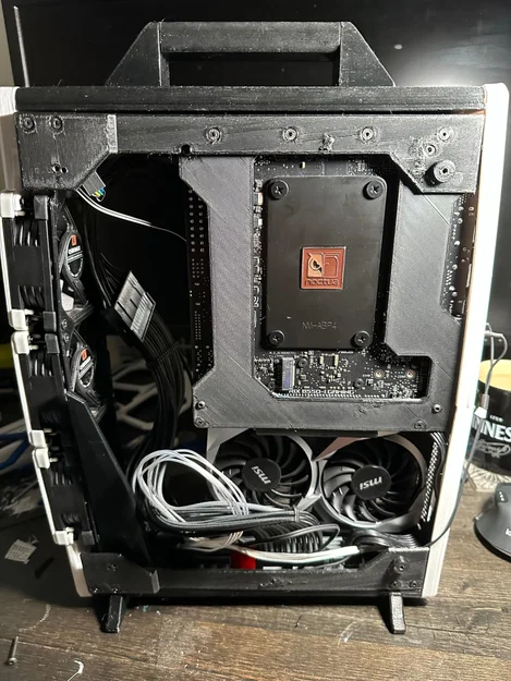 Vỏ máy tính Mini ITX Blackbird MkII di động 7.23L - Image 12