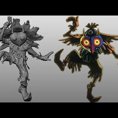 Nhân vật Skull Kid từ The Legend of Zelda: Majora’s Mask