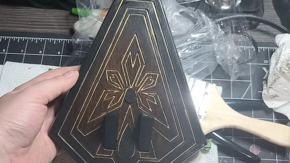 Giá đỡ rìu ném Gimli trên tường - Image 1