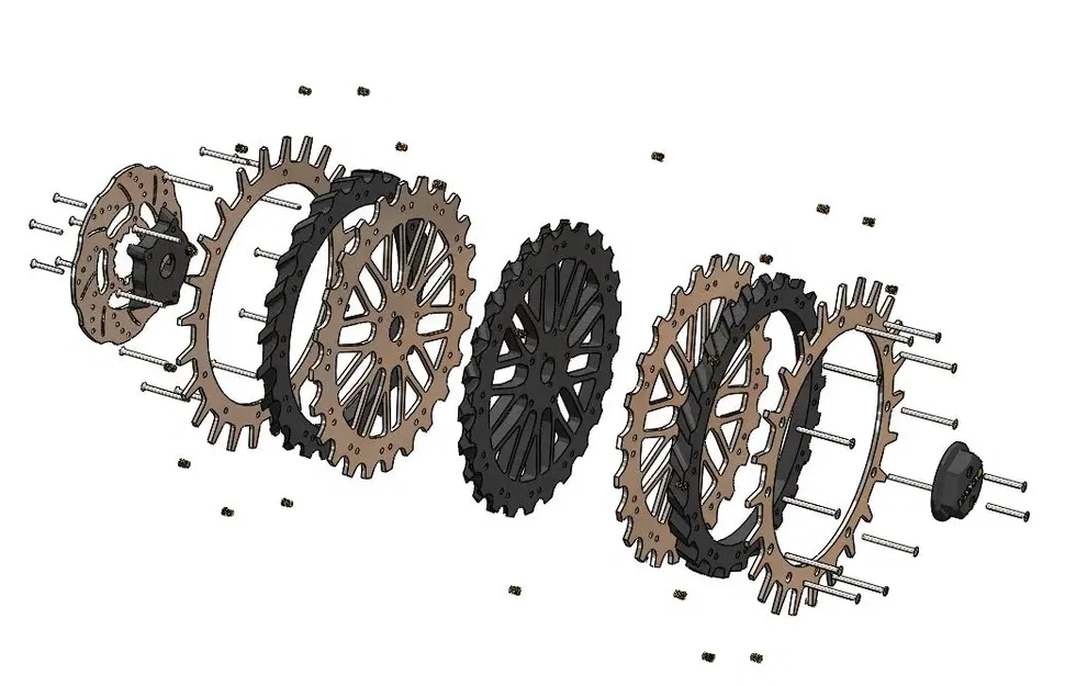 Bánh xe tùy chỉnh cho WORX Landroid - BBS LM Rims lấy cảm hứng - Image 6