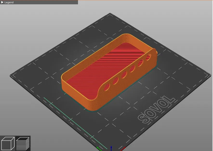 Giá đỡ sâu cho bảng chỉ 10cm x 20cm - Image 1