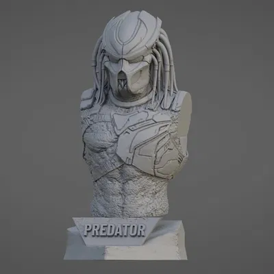 Mô hình đầu Predator chi tiết siêu nét không cần hỗ trợ
