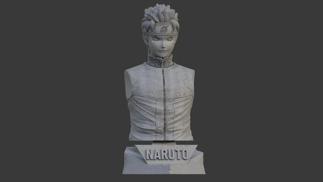 Mô hình 3D nhân vật Naruto cực chi tiết không cần hỗ trợ - Image 1