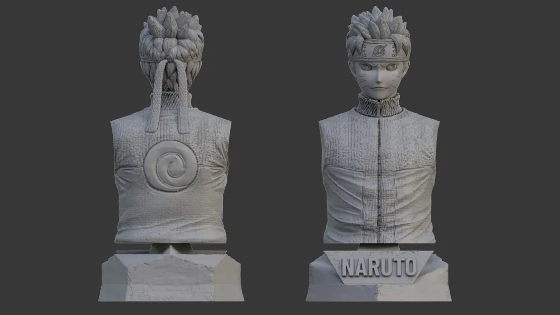 Mô hình 3D nhân vật Naruto cực chi tiết không cần hỗ trợ - Image 3
