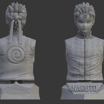 Mô hình 3D nhân vật Naruto cực chi tiết không cần hỗ trợ