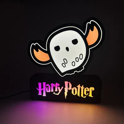 Đèn LED hình Hedwig cho fan Harry Potter