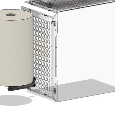 Giá đỡ cuộn giấy ăn cho Cooler Master QUBE 500