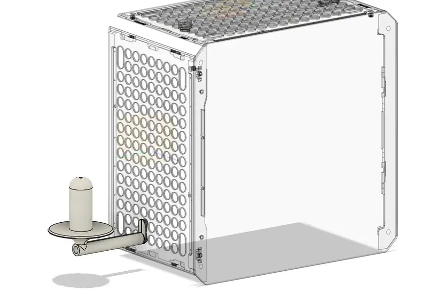 Giá đỡ cuộn giấy ăn cho Cooler Master QUBE 500 - Image 2