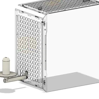 Giá đỡ cuộn giấy ăn cho Cooler Master QUBE 500