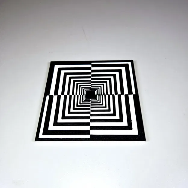 Bộ 6 đế lót ly 3D ảo ảnh quang học với hộp đựng - Image 4