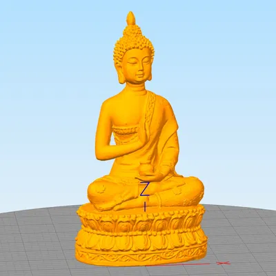 Tượng Phật được quét 3D từ máy Einscan-SE