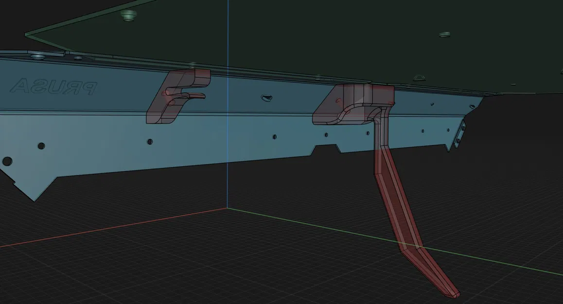 Bộ kết nối PTFE cho nắp bản lề trên Prusa Enclosure - Image 14