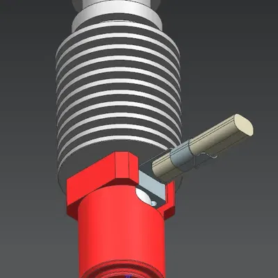Mô hình Hotend CHC Pro của Triangle Labs cho máy in 3D