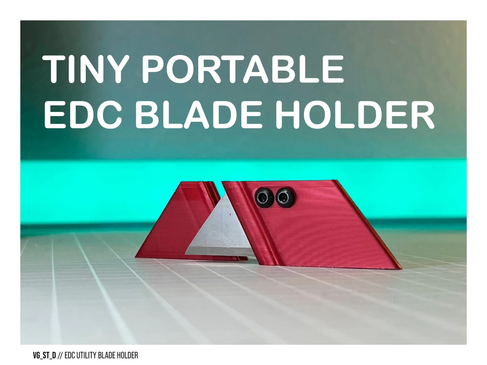 Giá đỡ lưỡi dao tiện ích EDC V.2 di động và đa năng 1