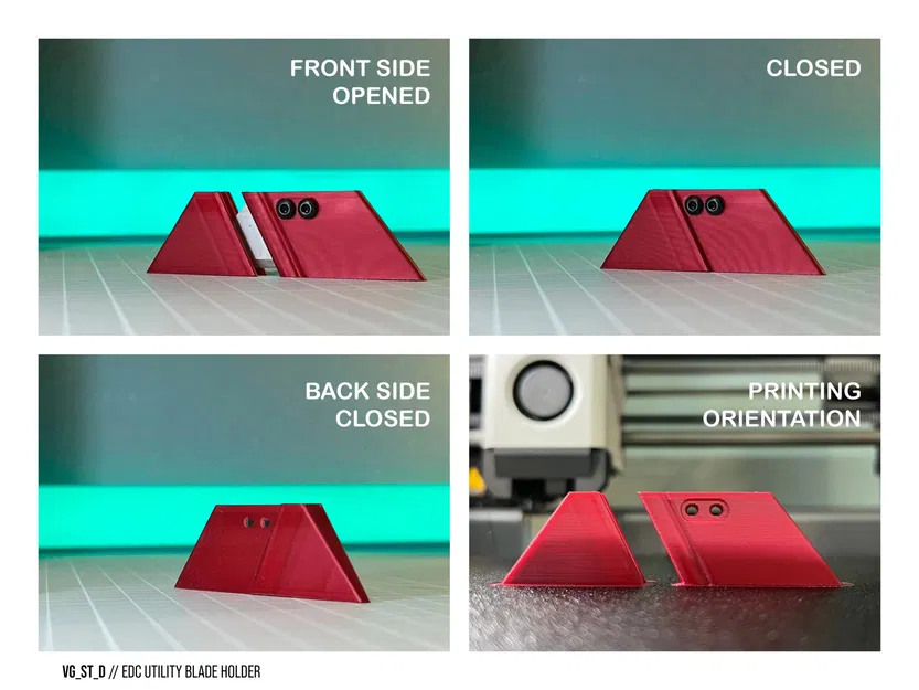 Giá đỡ lưỡi dao tiện ích EDC V.2 di động và đa năng - Image 2