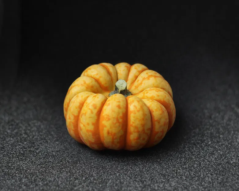 Quả bí ngô thực tế được quét 3D - Image 4