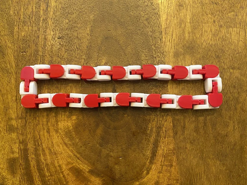 Dây xích Fidget Wacky Track với 24 liên kết nhiều màu sắc - Image 4