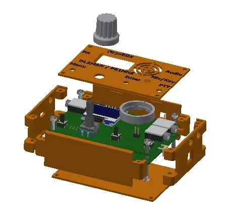 Vỏ máy thu phát (tr)uSDX QRP cho đam mê điện tử - Image 2