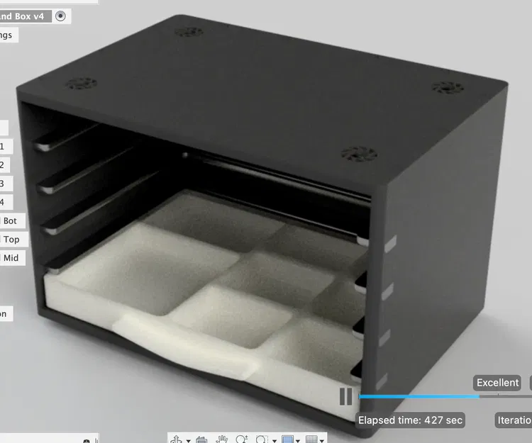 Hộp lưu trữ các bộ phận nhỏ cho thợ làm đồng hồ - Image 2