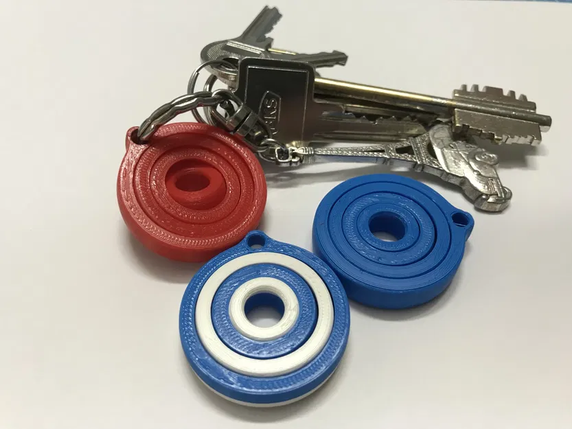 Móc khóa gyroscopic đơn giản để giảm căng thẳng - Image 4