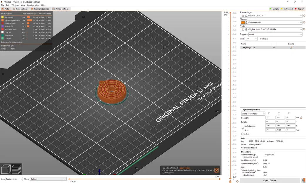 Móc khóa gyroscopic đơn giản để giảm căng thẳng - Image 7