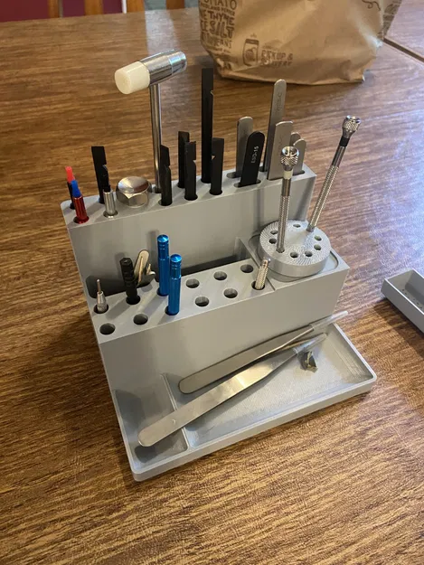 Giá đỡ dụng cụ đa năng cho thợ đồng hồ và mô hình viên - Image 1