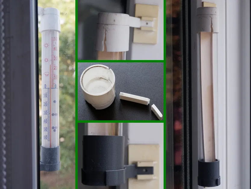 Cánh tay thay thế cho giá đỡ nhiệt kế ngoài trời bằng ống k... - Image 2