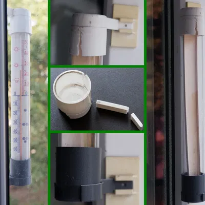 Cánh tay thay thế cho giá đỡ nhiệt kế ngoài trời bằng ống k...