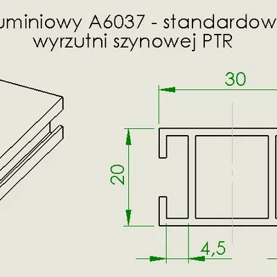 Hướng dẫn ray tên lửa cho đường ray phóng PTR (hồ sơ A6037)