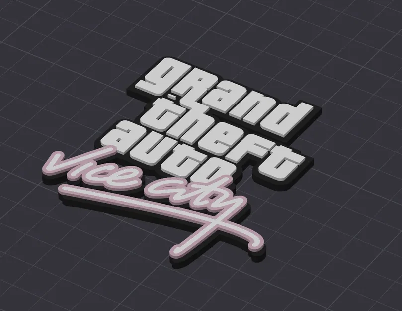 Biểu tượng GTA Vice City với thiết kế bàn độc đáo - Image 1