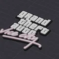 Biểu tượng GTA Vice City với thiết kế bàn độc đáo - Thumbnail 1
