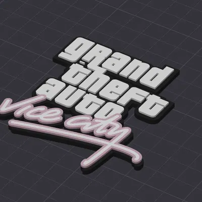 Biểu tượng GTA Vice City với thiết kế bàn độc đáo