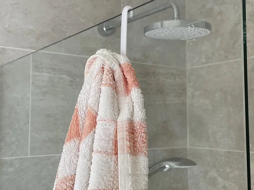 Móc treo khăn tắm cho vách kính phòng tắm - Image 4